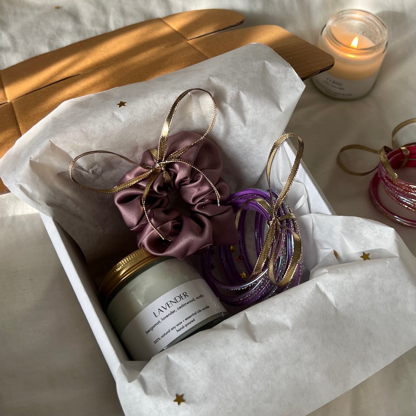 lavender eid box 💜🌙🕯️✨