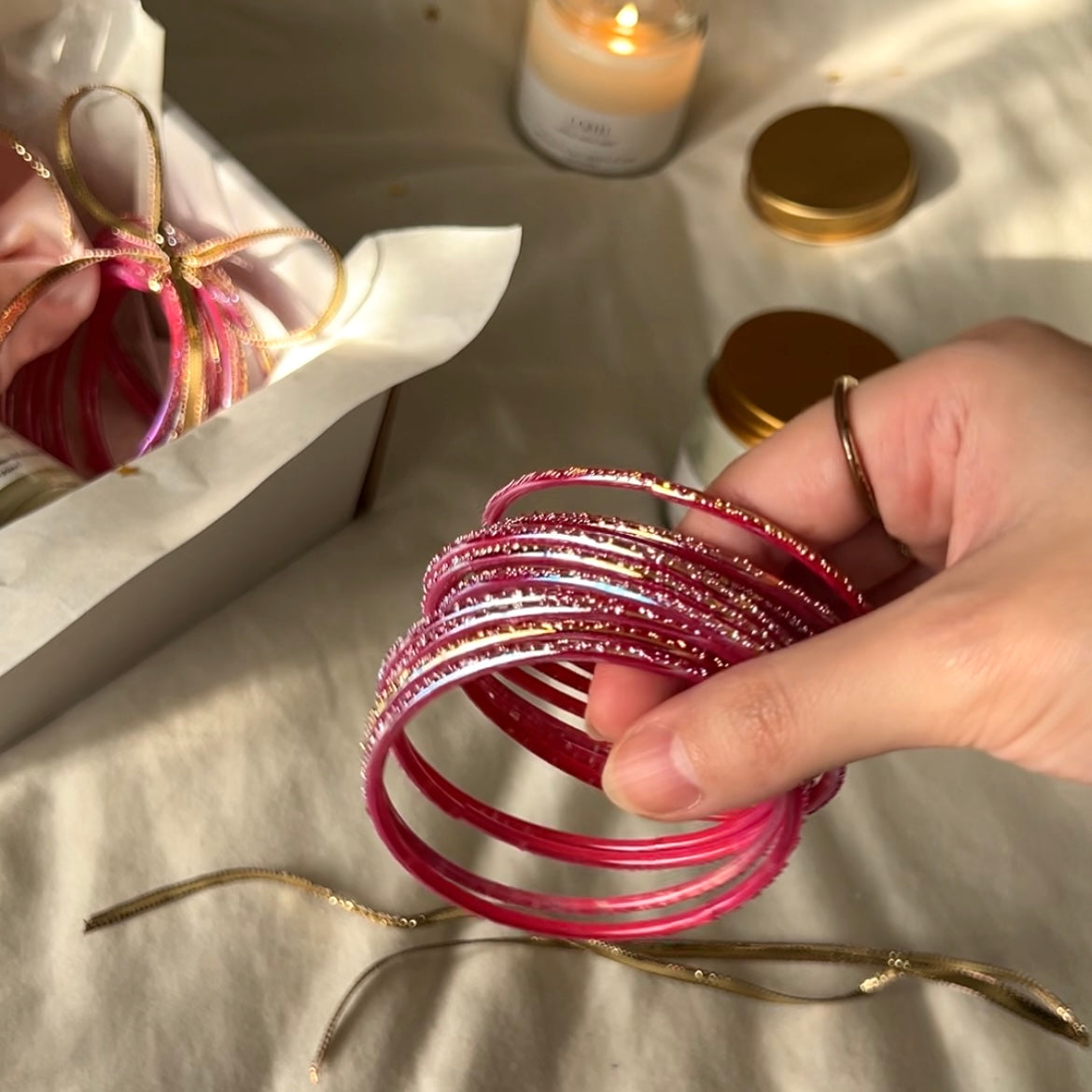 rose eid box 💗🌙🕯️✨